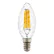 933704 Лампа LED FILAMENT 220V C35 E14 6W=65W 400-430LM 360G CL 4000K 30000H (в комплекте)