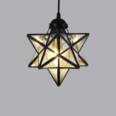 Люстра Black Star Clear Glass 20 см ImperiumLoft