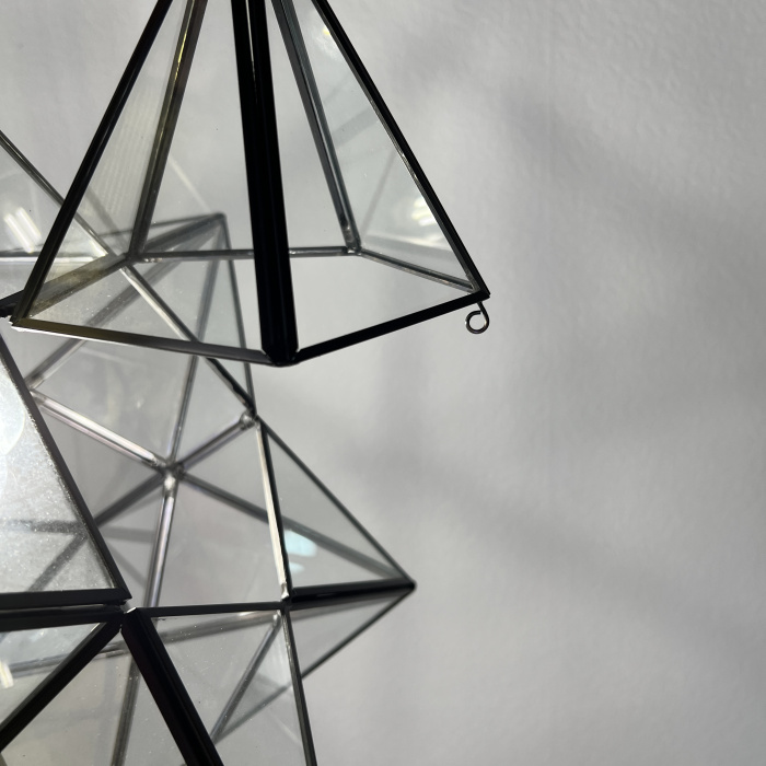 Люстра Black Star Clear Glass 20 см ImperiumLoft