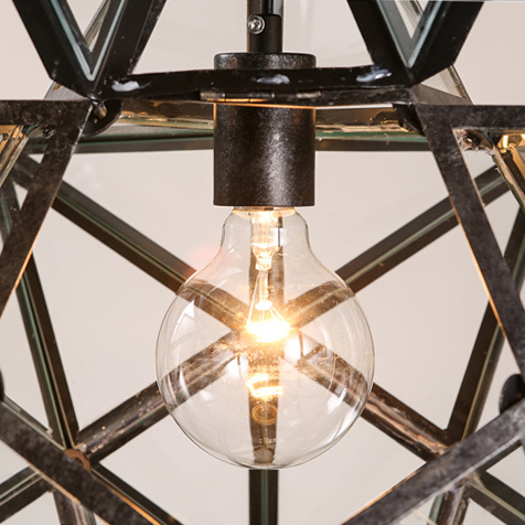 Люстра Black Star Clear Glass 20 см ImperiumLoft