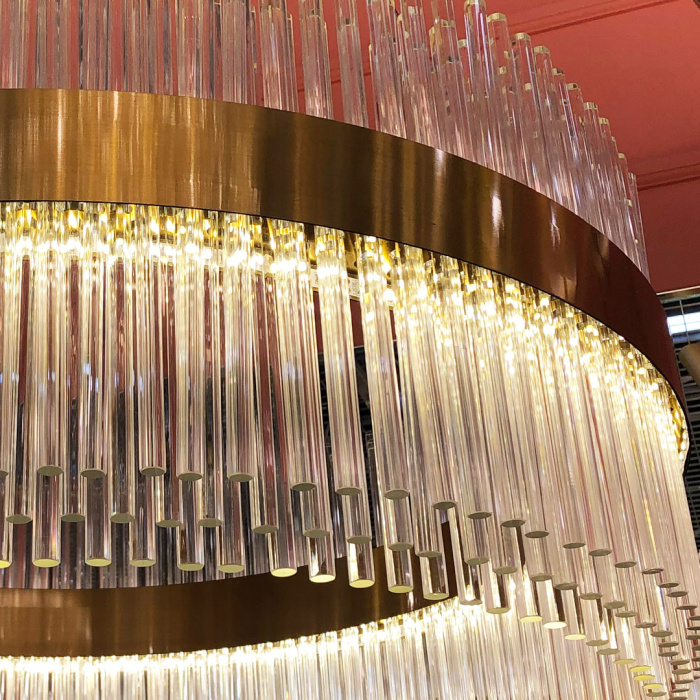 Люстра Cloyd CADANCE-A C1 / Ø65 см - латунь (арт.10334)