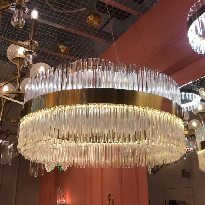 Люстра Cloyd CADANCE-A C1 / Ø65 см - латунь (арт.10334)