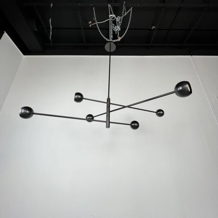 Люстра на штанге SALME L6 A Black ImperiumLoft