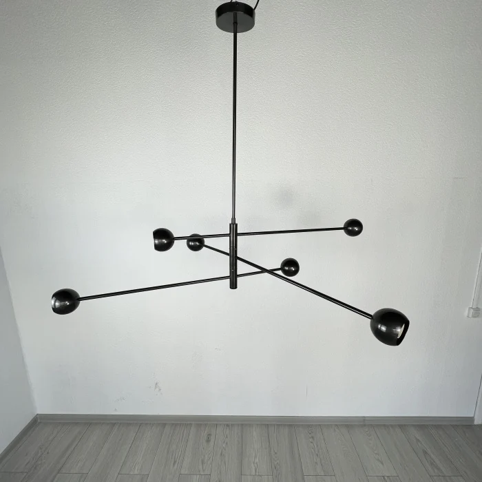 Люстра на штанге SALME L6 A Black ImperiumLoft