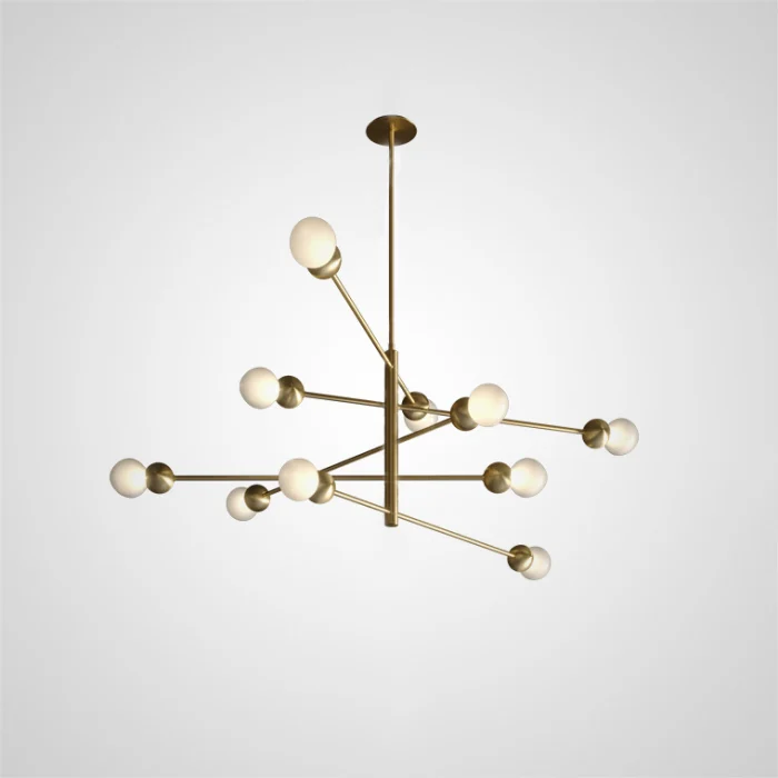 Люстра на штанге SALME L6 A Black ImperiumLoft