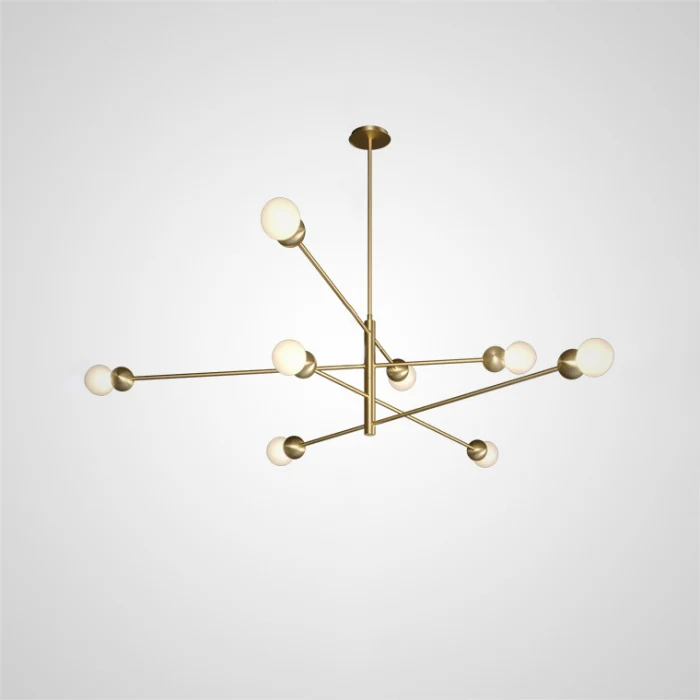 Люстра на штанге SALME L6 A Black ImperiumLoft