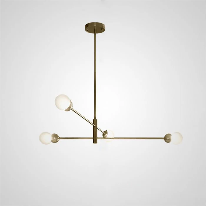 Люстра на штанге SALME L6 A Black ImperiumLoft