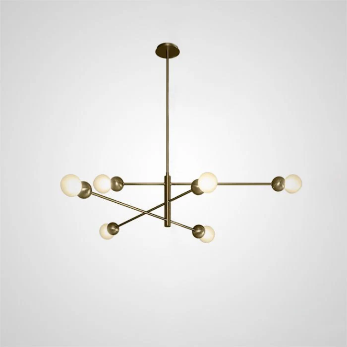 Люстра на штанге SALME L6 A Black ImperiumLoft