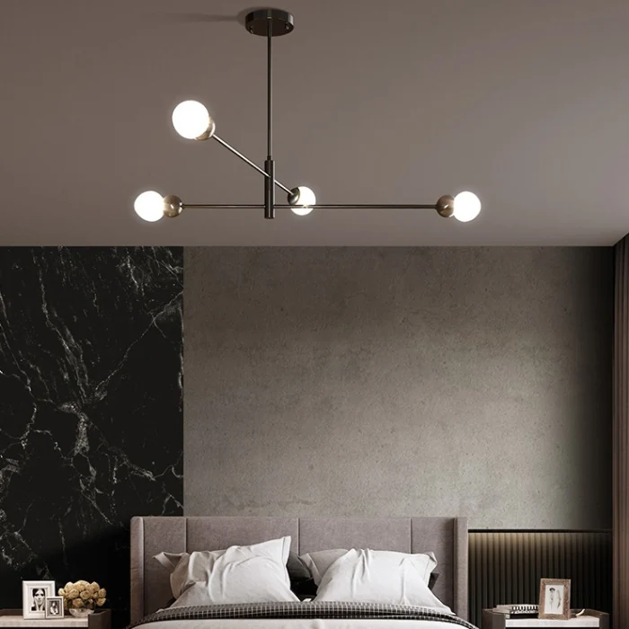 Люстра на штанге SALME L6 A Black ImperiumLoft