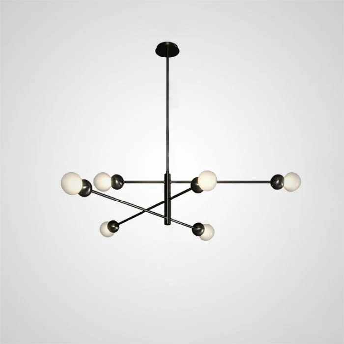 Люстра на штанге SALME L6 A Black ImperiumLoft