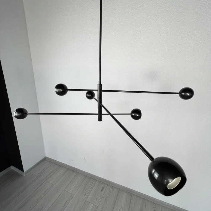 Люстра на штанге SALME L6 A Black ImperiumLoft
