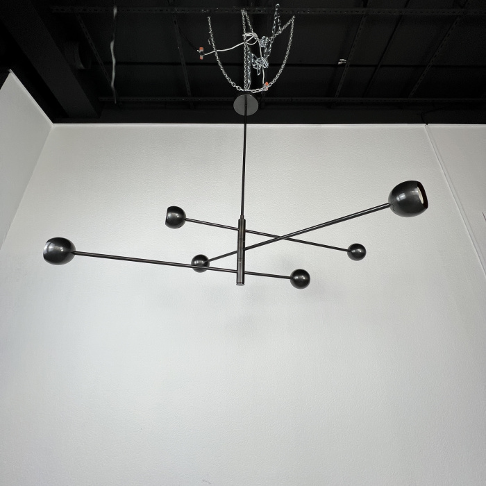 Люстра на штанге SALME L6 A Black ImperiumLoft