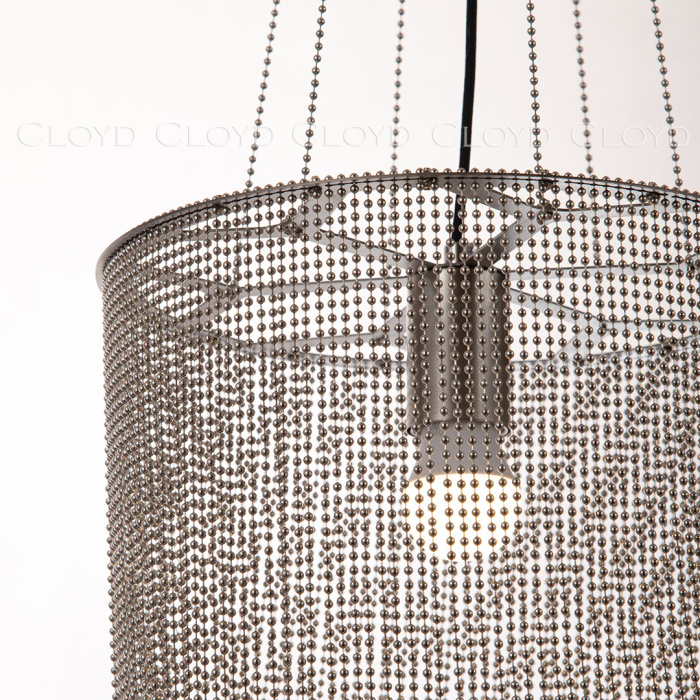 Подвесной светильник Cloyd ONASSIS P1 / Ø28 см - никель сатин (арт.11476)