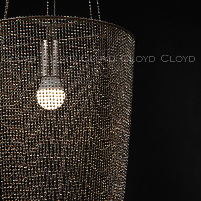 Подвесной светильник Cloyd ONASSIS P1 / Ø28 см - никель сатин (арт.11476)