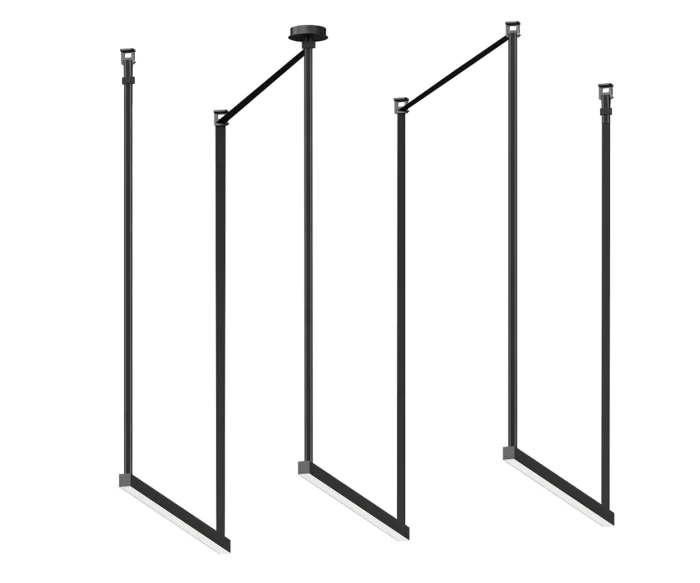 Комплект ременной трековой системы черный Led 3*30W (4000K) Kink Light 6421-2K,19
