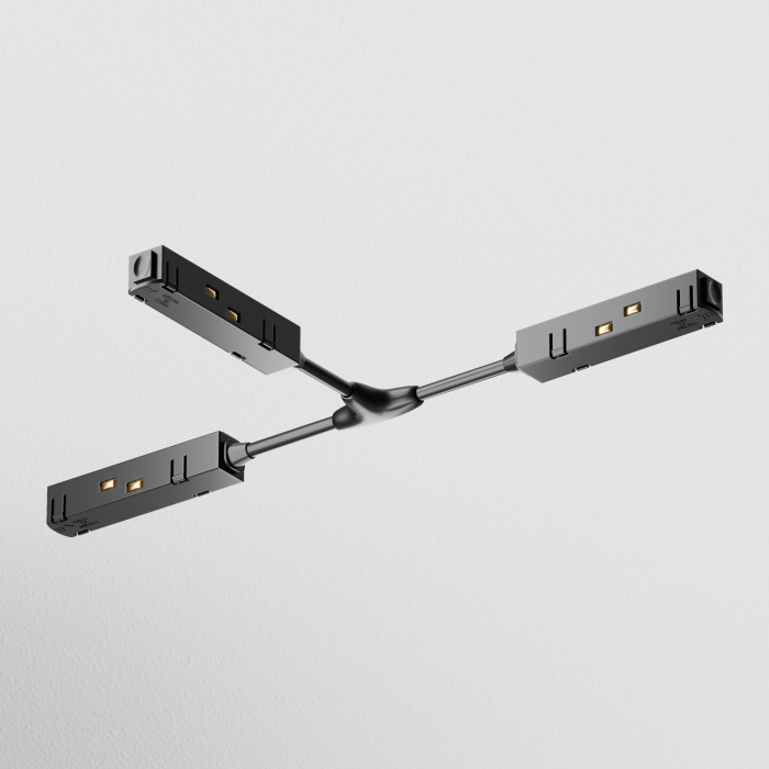 Коннектор питания Т-образный Gravity черный Maytoni TRA004CWT-22B