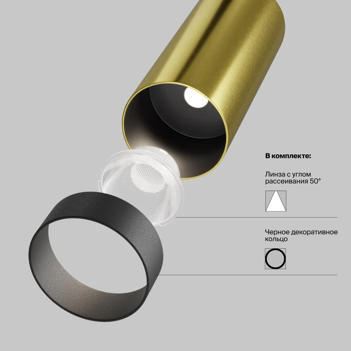 Спот Maytoni Focus LED C055CL-L12W2.7K-W-BS