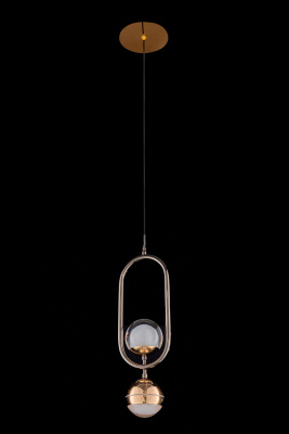 Подвесной светильник Leon Lilith LE7709/1S Black Chrome/Gold