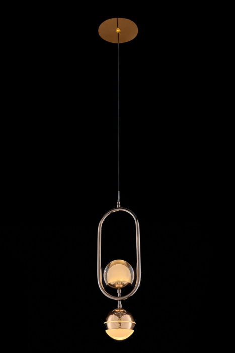 Подвесной светильник Leon Lilith LE7709/1S Black Chrome/Gold