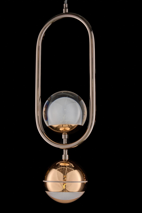 Подвесной светильник Leon Lilith LE7709/1S Black Chrome/Gold