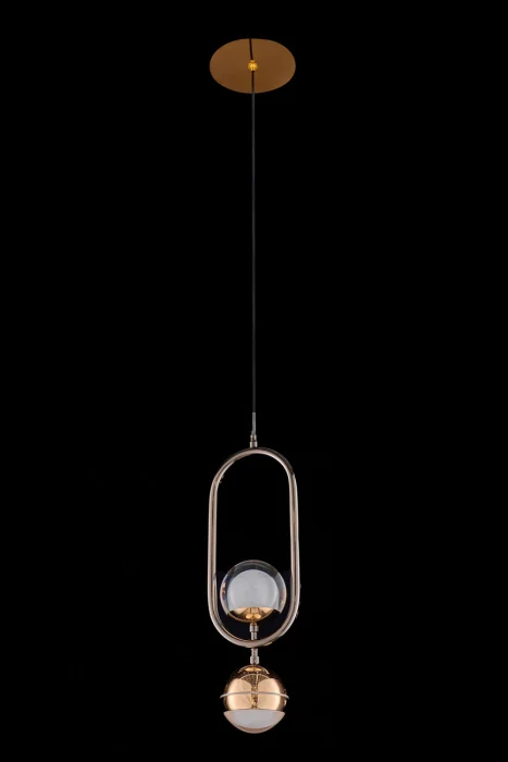 Подвесной светильник Leon Lilith LE7709/1S Black Chrome/Gold