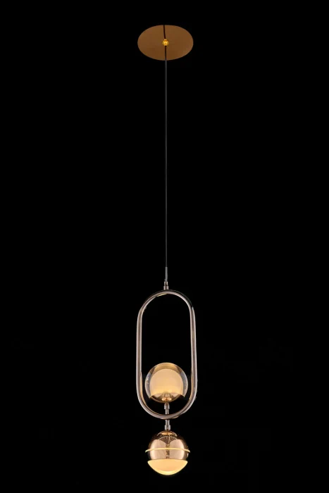 Подвесной светильник Leon Lilith LE7709/1S Black Chrome/Gold