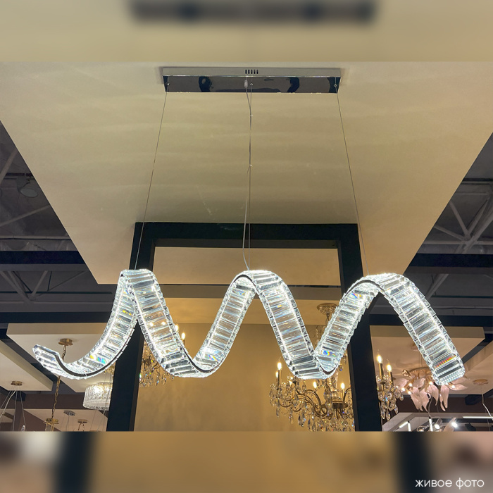 Подвесной светильник Crystal Lux MUSIKA SP100W LED L1200 CHROME