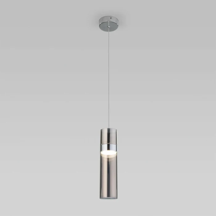 Подвесной светильник Eurosvet Lumen 50244/1 LED хром/дымчатый