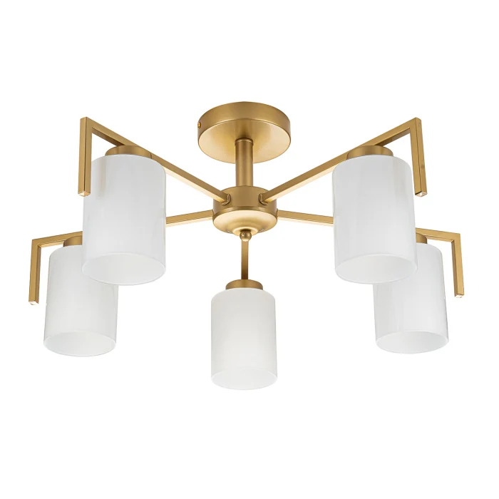 Потолочная люстра на штанге STYLE ESCADA 1142/5P Gold