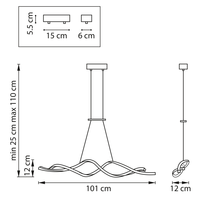 Люстра подвесная Rotonda Lightstar 736437