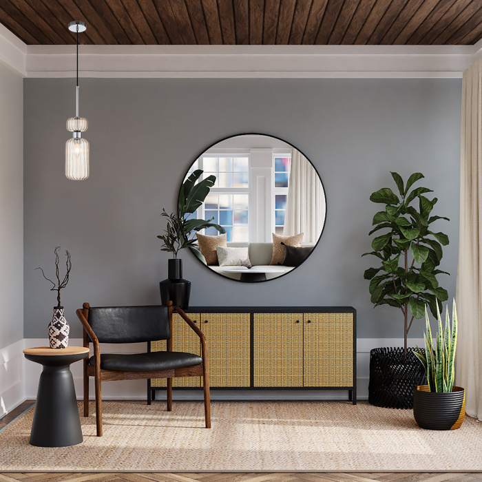 Подвесной светильник GLOSS ESCADA 1141/1S Chrome/Beige