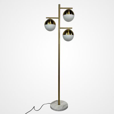 Торшер Geneva Glass Floor Lamp Triple ImperiumLoft