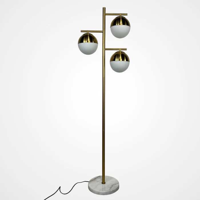 Торшер Geneva Glass Floor Lamp Triple ImperiumLoft