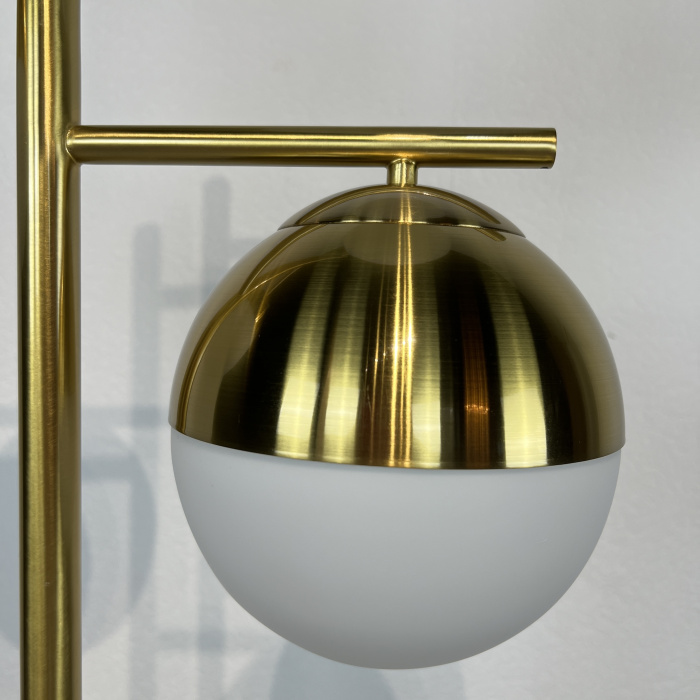 Торшер Geneva Glass Floor Lamp Triple ImperiumLoft