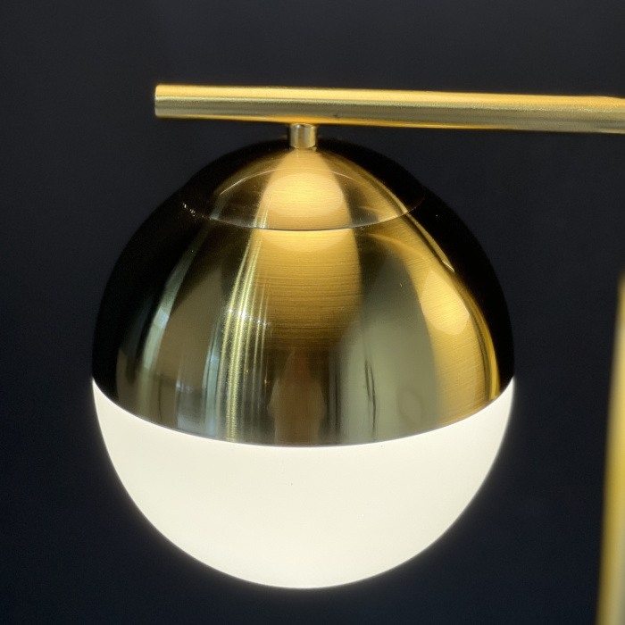 Торшер Geneva Glass Floor Lamp Triple ImperiumLoft