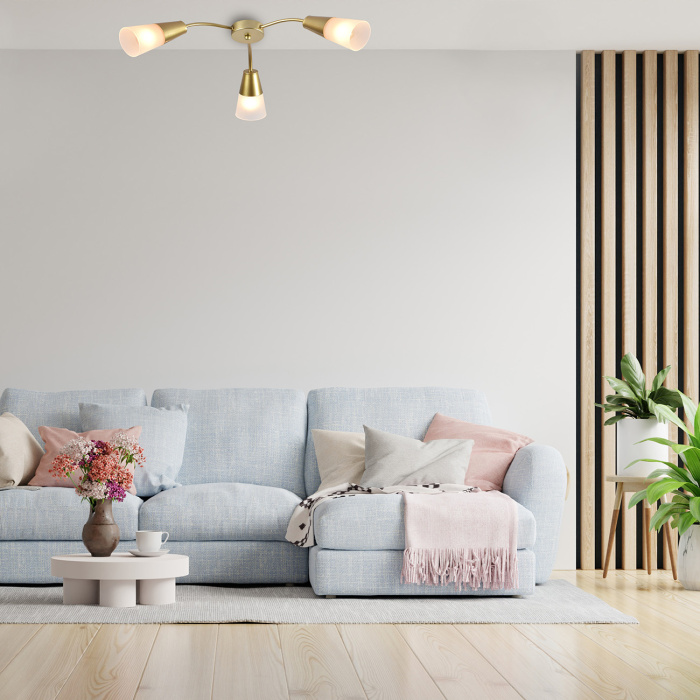 Потолочный светильник AQUILEGIA ESCADA 1100/3P Gold