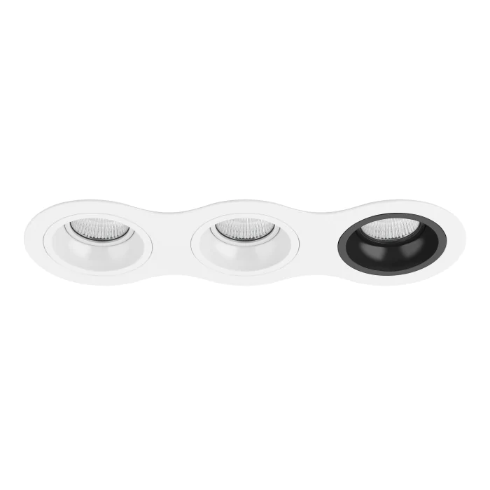 Комплект из светильников и рамки DOMINO Domino Lightstar D636060607