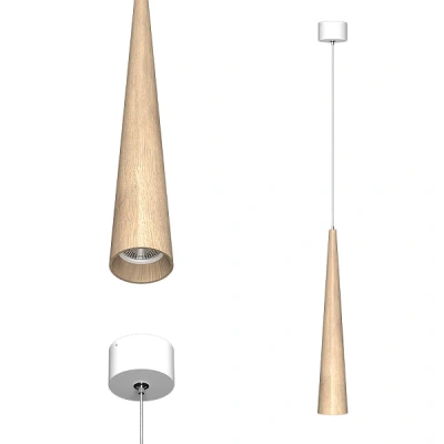 Подвесной светильник Ledron WoodCone White
