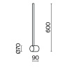 Настенный светильник Maytoni Light stick MOD237WL-L6B3K