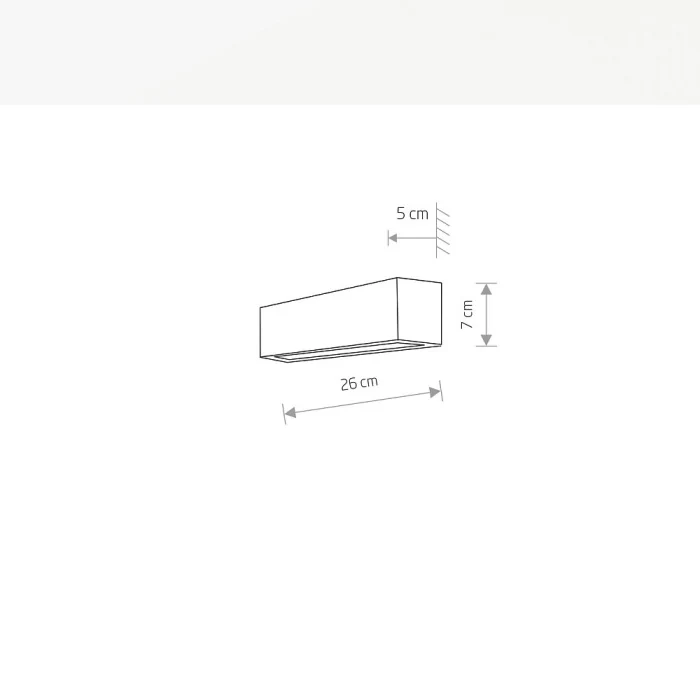 Настенный светильник Nowodvorski Straight Wall 6345