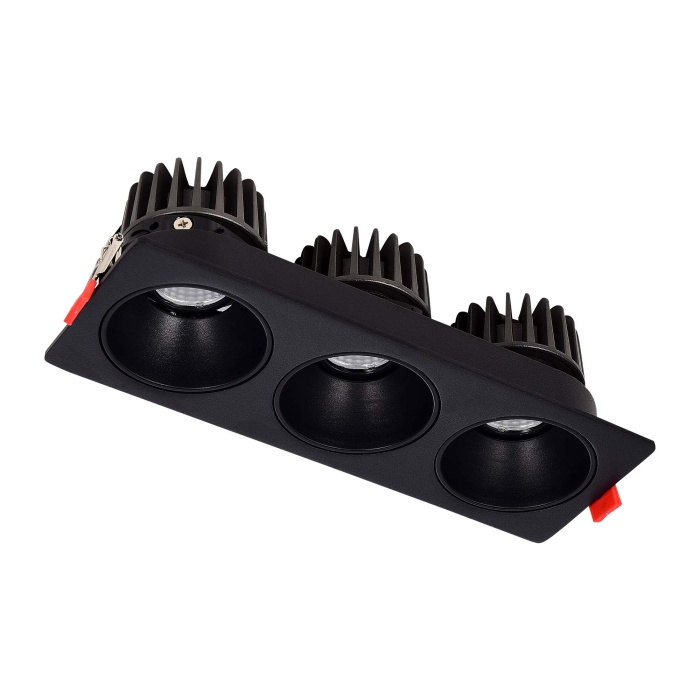 Встраиваемый корпус для светодиодного модуля серии ST850, ST851 ST-Luce Черный ST052.408.03