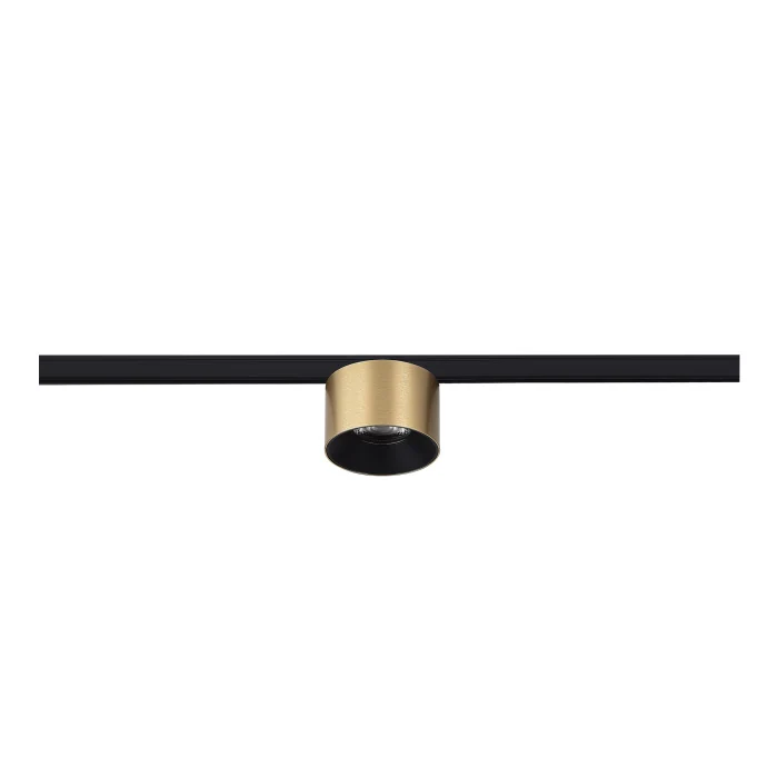 Магнитный трековый светильник Латунь LED 1*5W 3000K 350Lm Ra>90 36° IP20 D60xH38 24V ST669.336.05