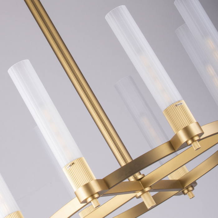 Люстра на штанге Delight Collection MD2314 MD2314-8A antique brass