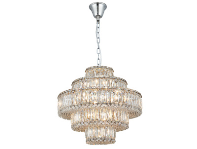 Люстра 8459+6/C chrome Newport