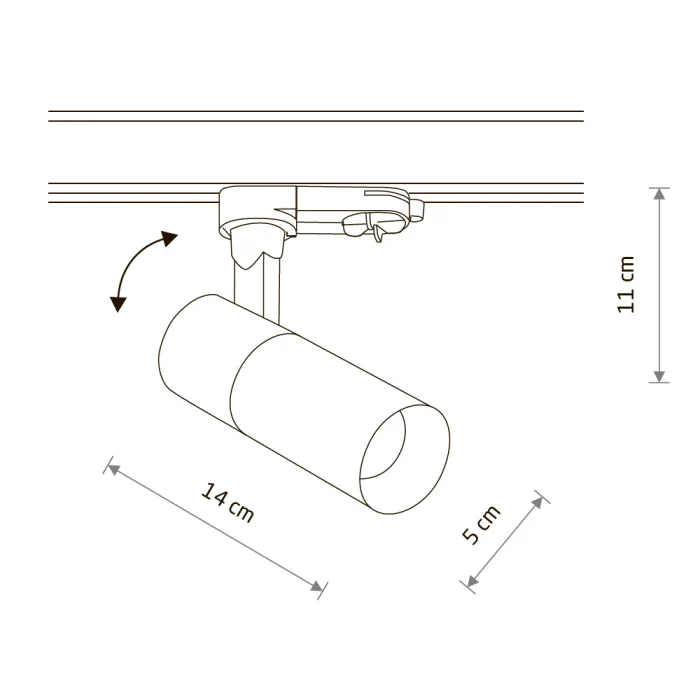 Трековый трехфазный светильник Nowodvorski Ctls Tinos Led White 10390