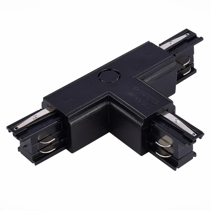 Т-образный токоподвод левый для трехфазного шинопровода ST-Luce Черный ST030.409.16L1