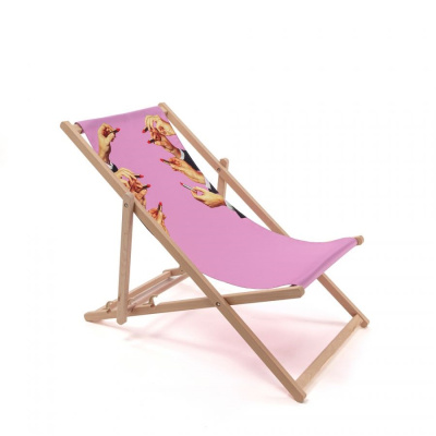 Шезлонг Seletti Toiletpaper Deckchair 16685