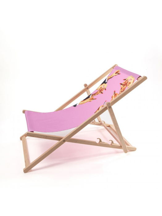 Шезлонг Seletti Toiletpaper Deckchair 16685