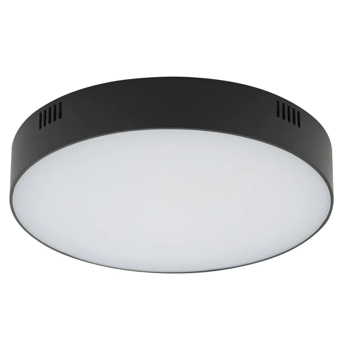 Потолочный cветильник Nowodvorski Lid Round Led Black 10417