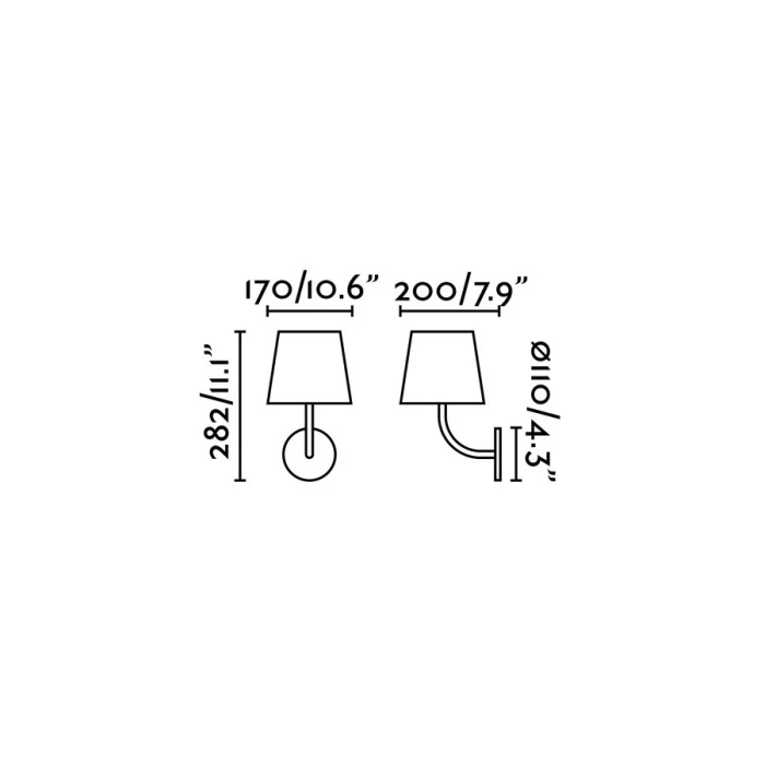 Настенный светильник TOC LED wall lamp